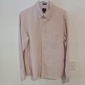 J. Crew Men's Soft Pink Casual Button Down Shirt SLIM FIT Large
